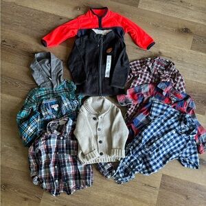 9 boys shirts (size 2T)